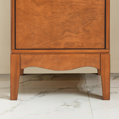 Modern Bathroom Floor Cabinet &Linen cabinet with Adjustable Shelves,Antique Brass(14.5"×12.6"×35.7")