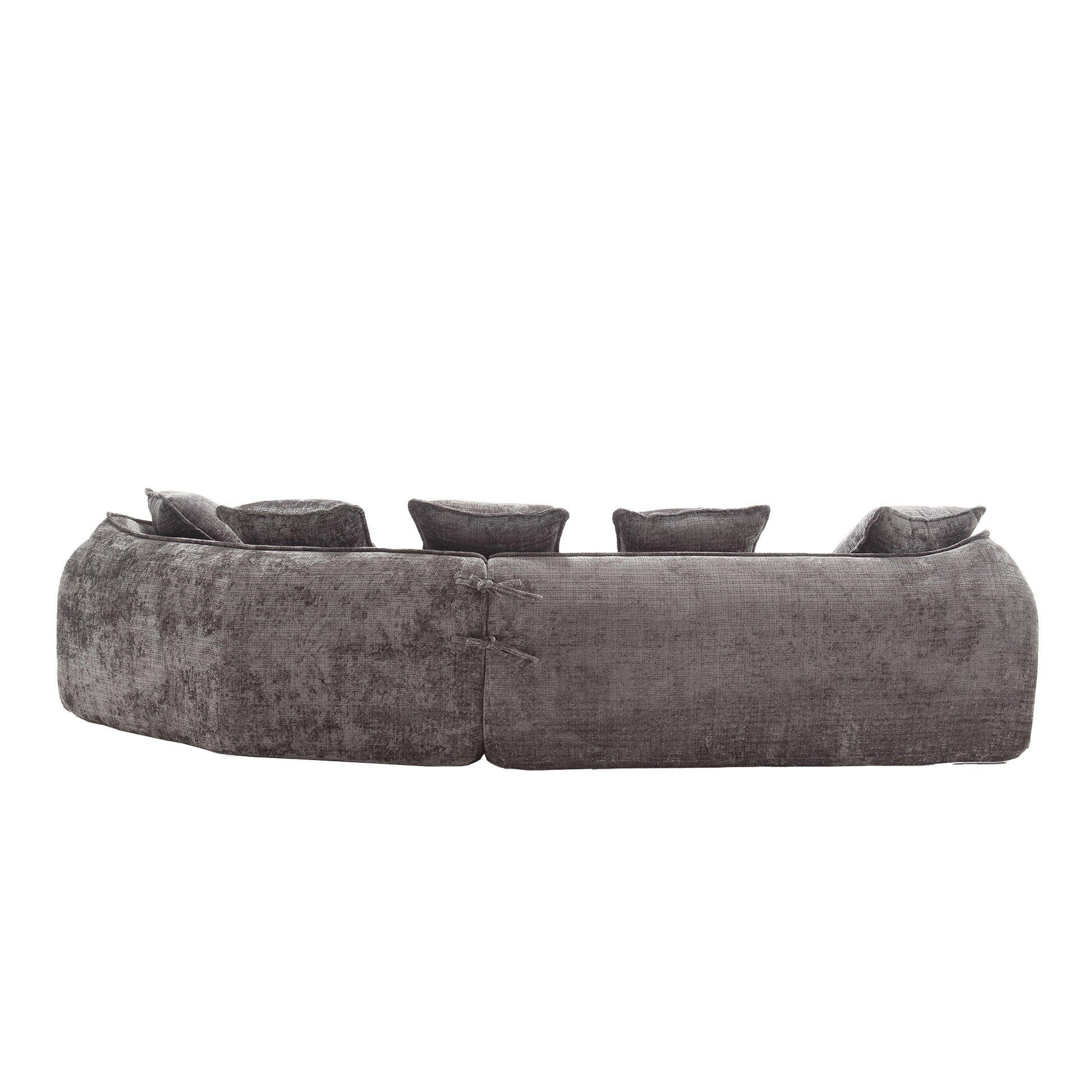 Modular Sectional Sofa, U-Shaped Couch with Sofa for five & Pillows, Modern Minimalist chenille Fabric Large Comfy Cloud Sofas, Living Room Furniture Sets