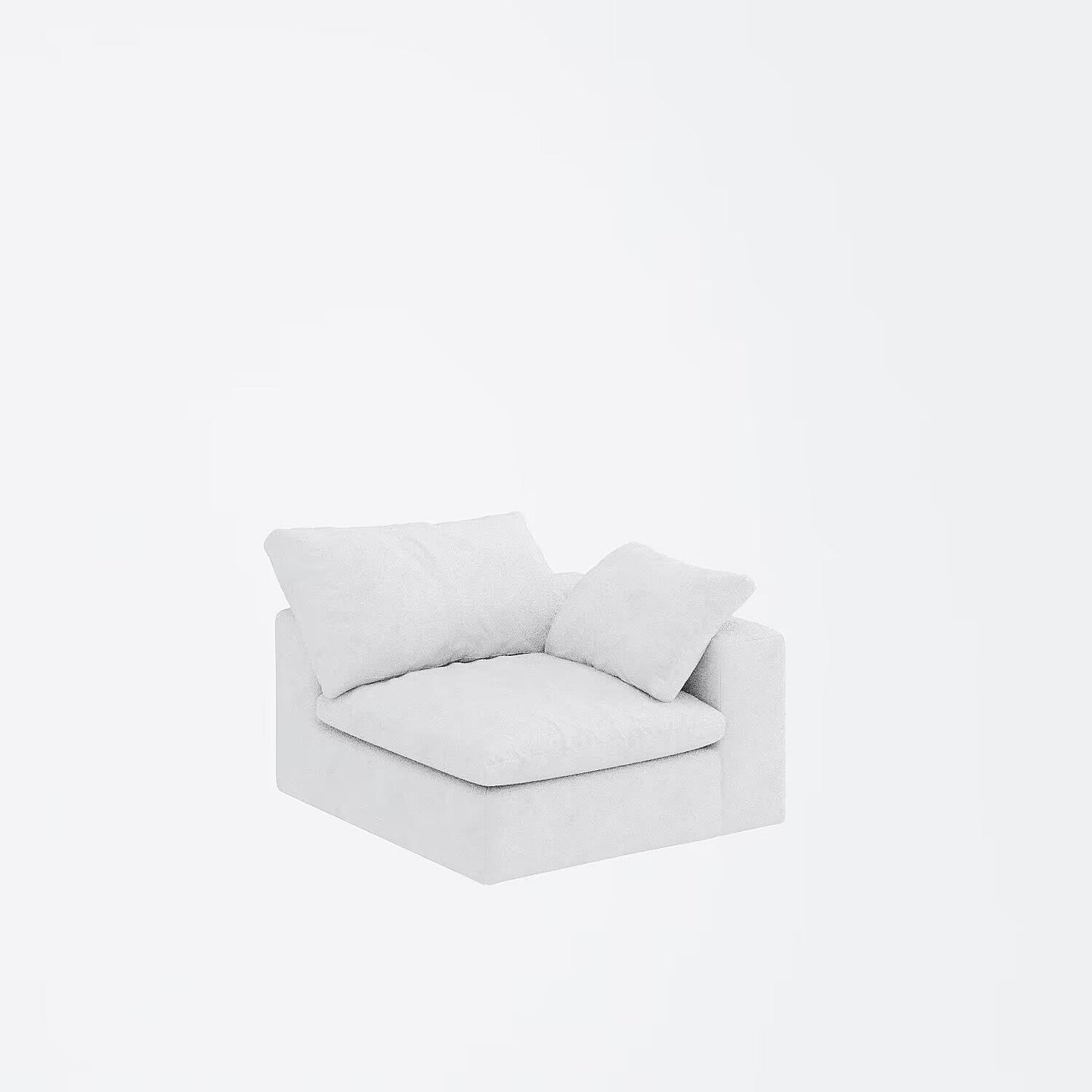 Cloud Modular Sectional Sofa with Storage Ottomans, Down Filled Comfort for Living Room