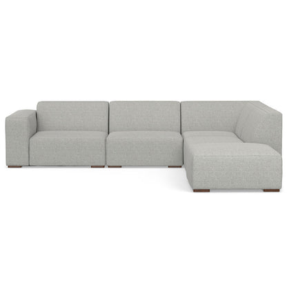 Rex Right Sectional Sofa and Ottoman