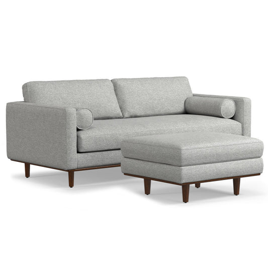 Morrison 89-inch Sofa and Ottoman Set