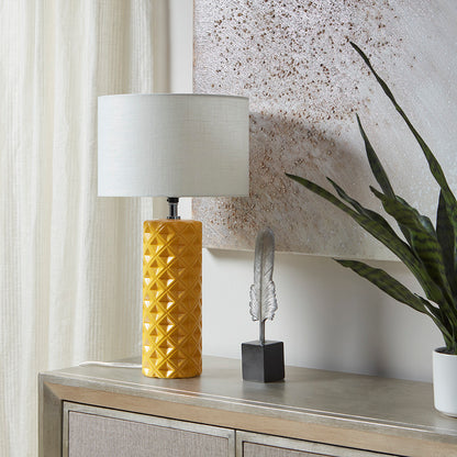 Geometric Ceramic Table Lamp