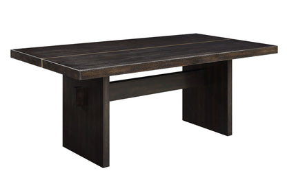 Jaramillo  Gold & Rustic Espresso Finish Dining Table