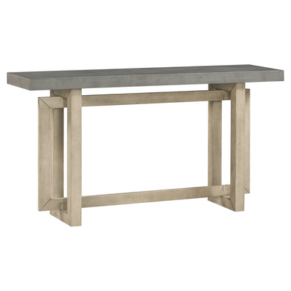 U_STYLE Contemporary Console Table with Wood Top, Extra Long Entryway Table for Entryway, Hallway, Living Room, Foyer, Corridor