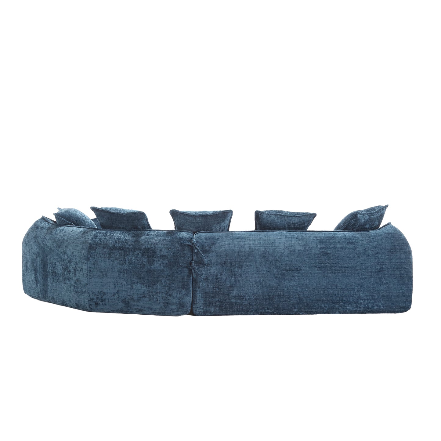 Modular Sectional Sofa, U-Shaped Couch with Sofa for five & Pillows, Modern Minimalist chenille Fabric Large Comfy Cloud Sofas, Living Room Furniture Sets