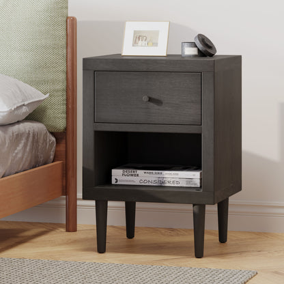 Ashley Modern Nightstand 1-Drawer, Bedside Table