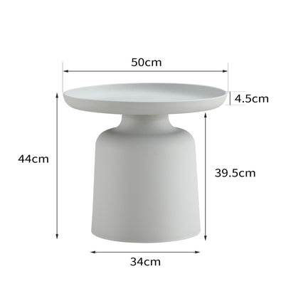 Grey Side table plastic indoor outdoor use