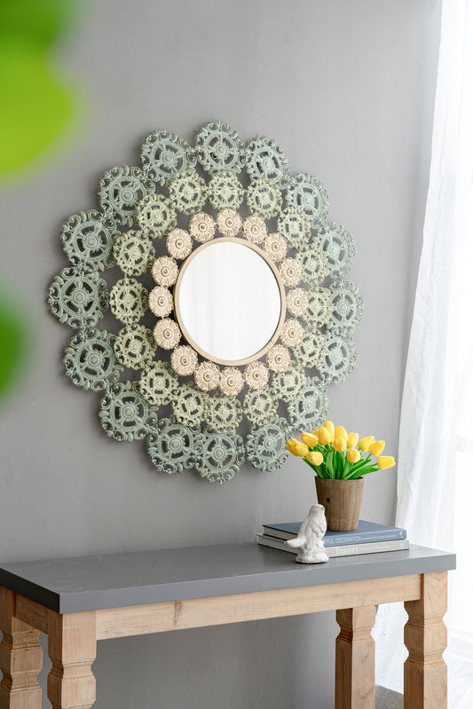 D38x3.5" Mcguire Medallion Mirror