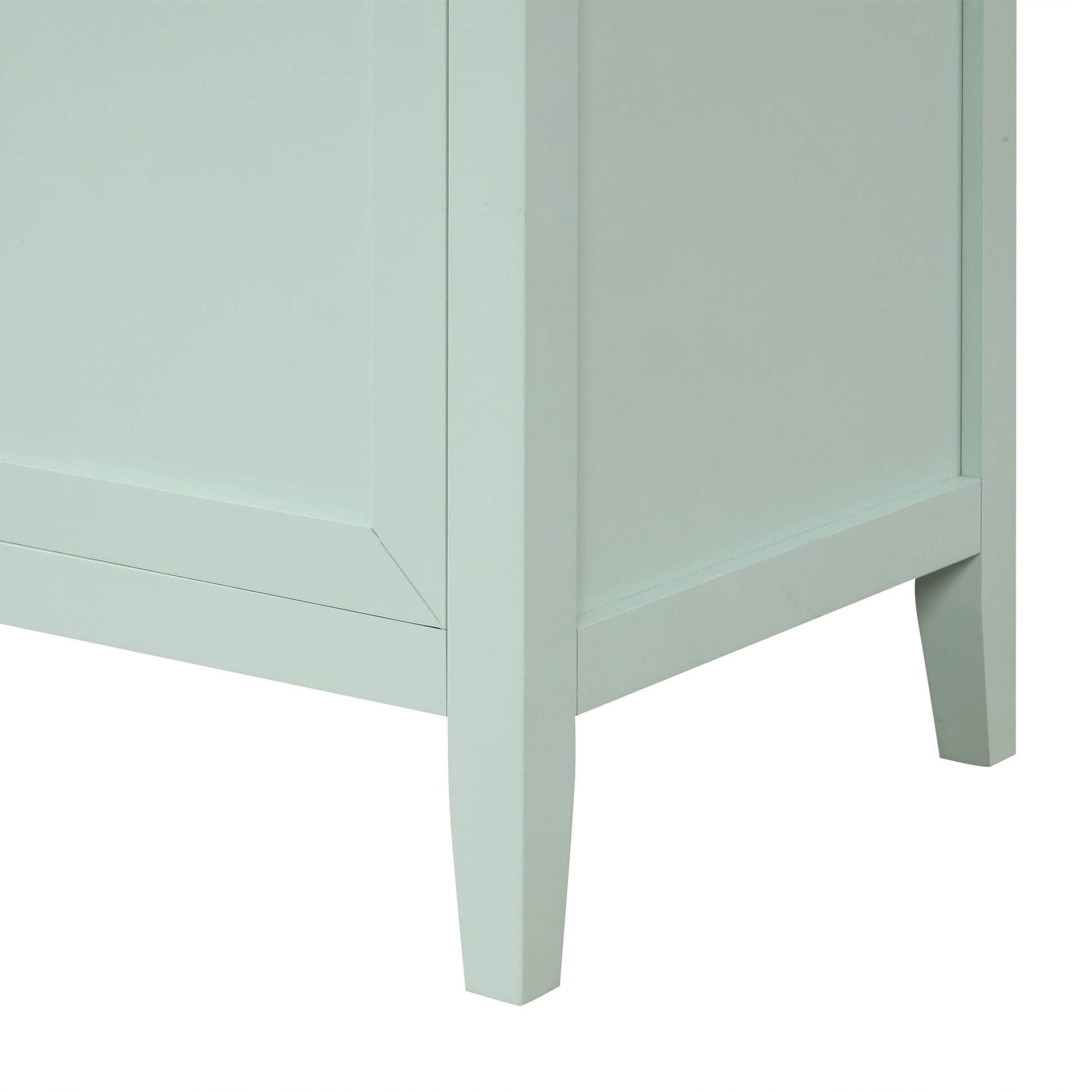 30" Bathroom Vanity with Sink, Multi-functional Bathroom Cabinet with Doors and Drawers, Solid Frame and MDF Board, Green