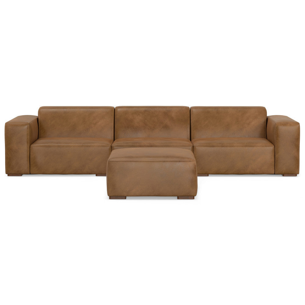 Rex 3 Seater Sofa and Ottoman