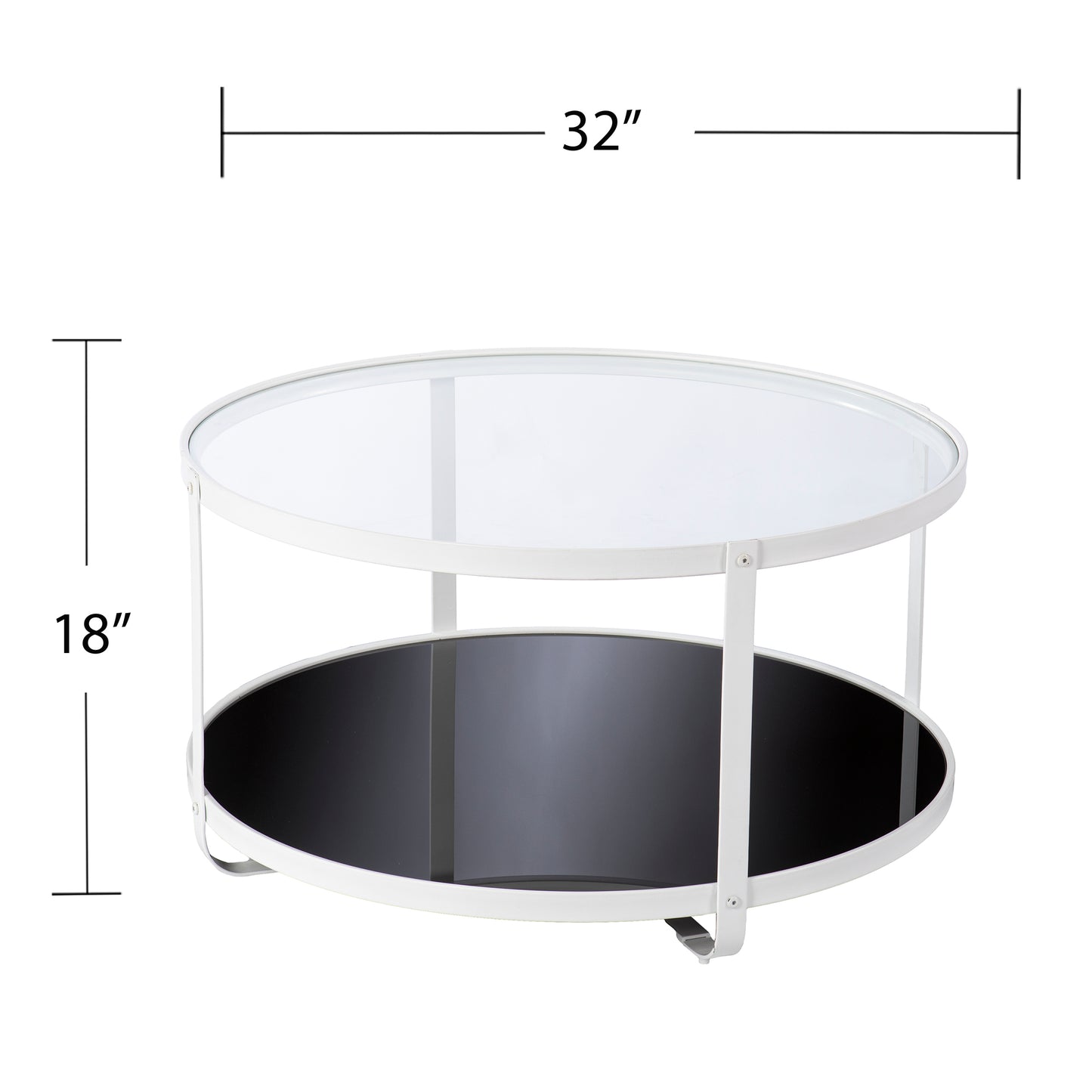 Vimmerly Glass-Top Cocktail Table