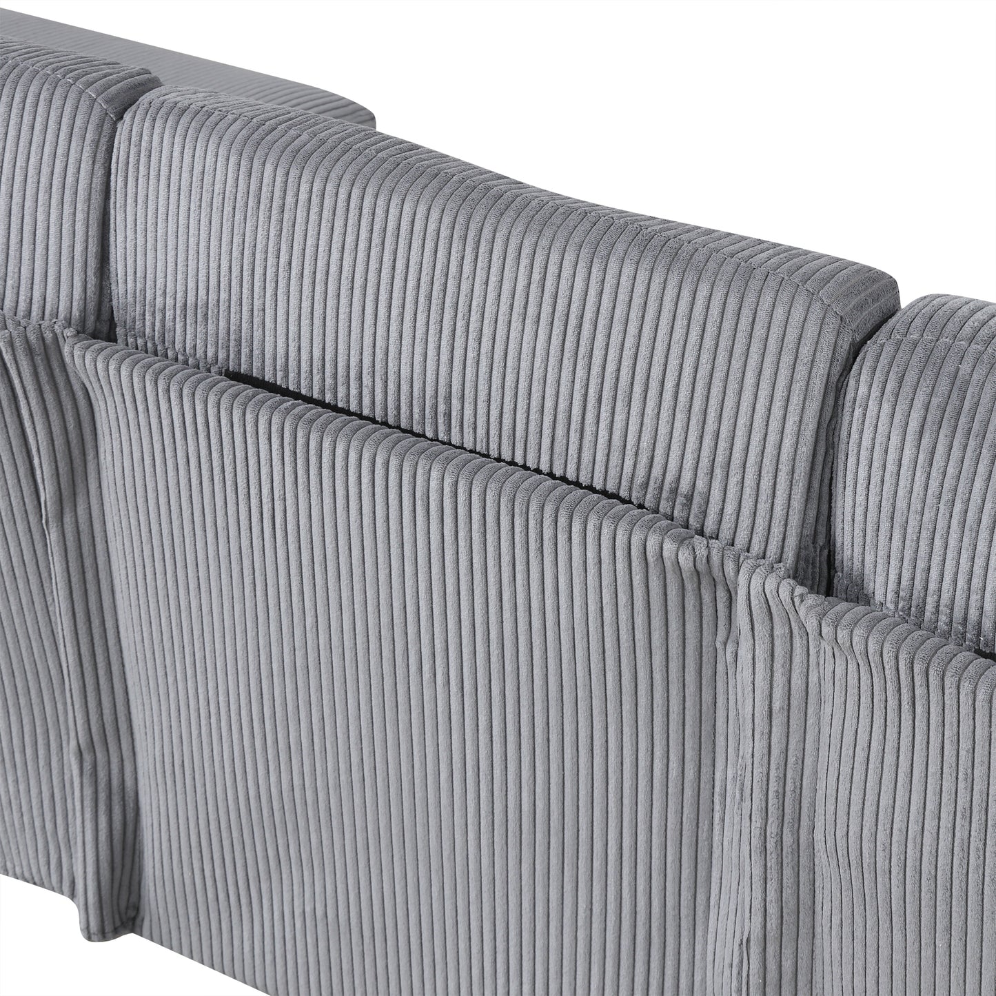 U_Style U-shaped Sponge-filled Cushion Combination Sofa, Suitable for Living Rooms, Studies, and Spacious Spaces