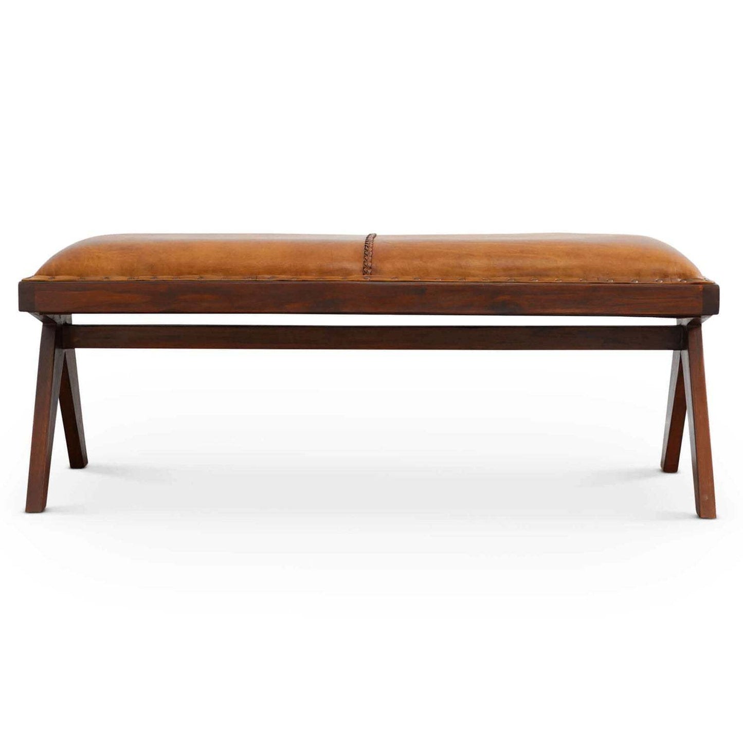 Chad Leather Bench