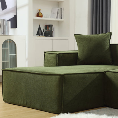 Modular Cloud Sofa Sectional, Free Combination, L-shaped