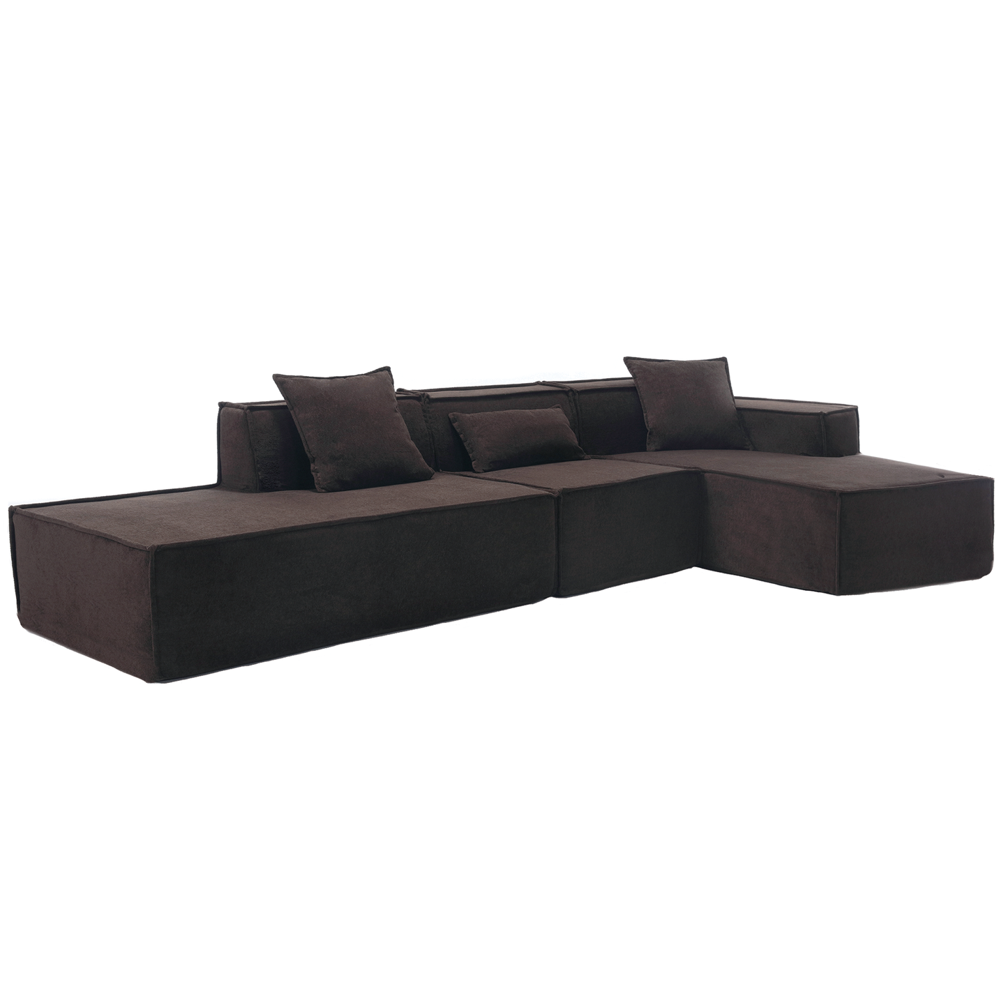 Modular Cloud Sofa Sectional, Free Combination, L-shaped