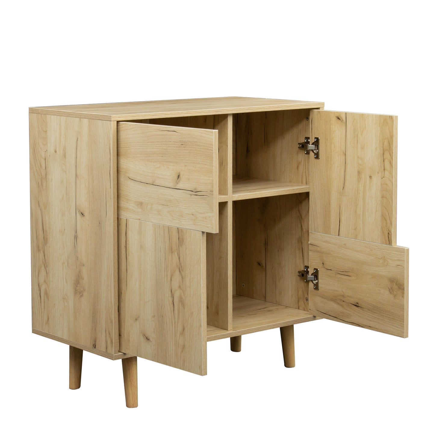 Sideboard, with four storage spaces, restaurant sideboard, entrance channel basement, bedroom and living room,oak