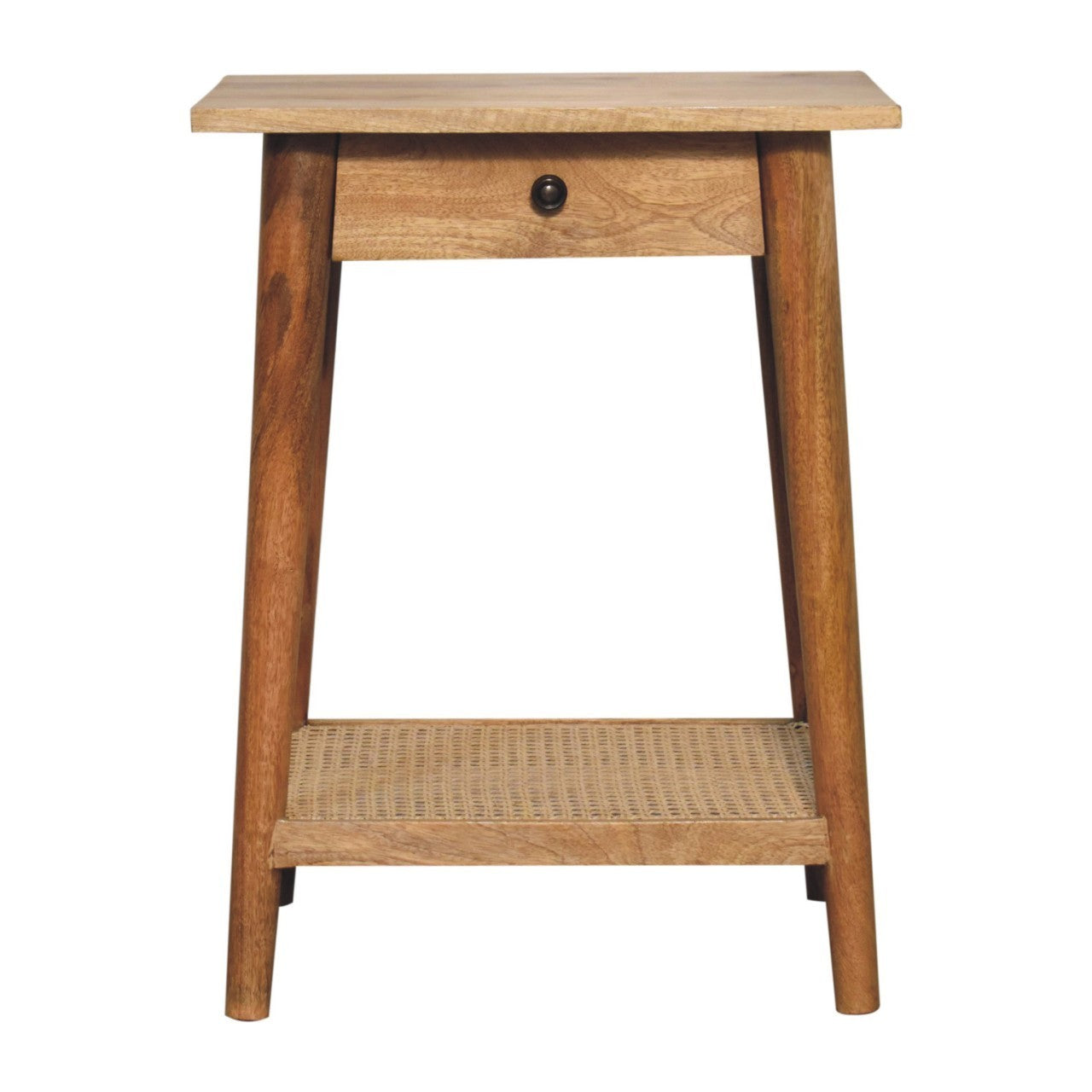 Artisan Furniture Solid Wood Woven Solid Wood End Table