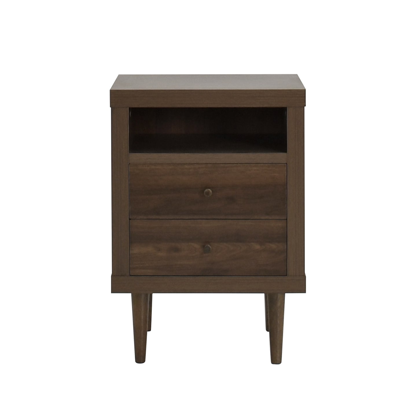 Ashley Modern Nightstand 2-Drawers, Bedside Table