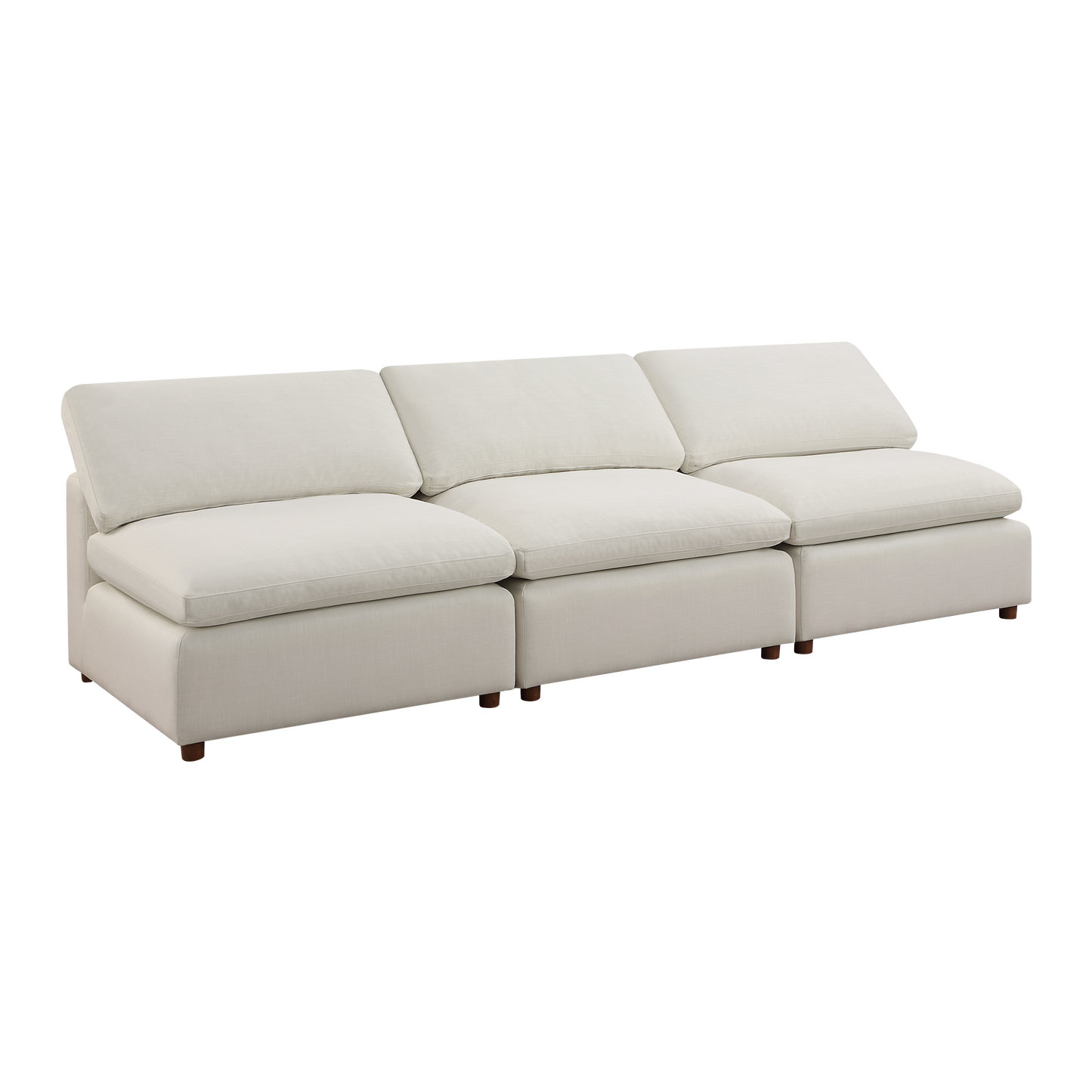 Modern Modular Sectional Sofa Set, Self-customization Design Sofa, White