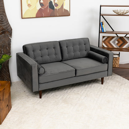 Casey Velvet Loveseat