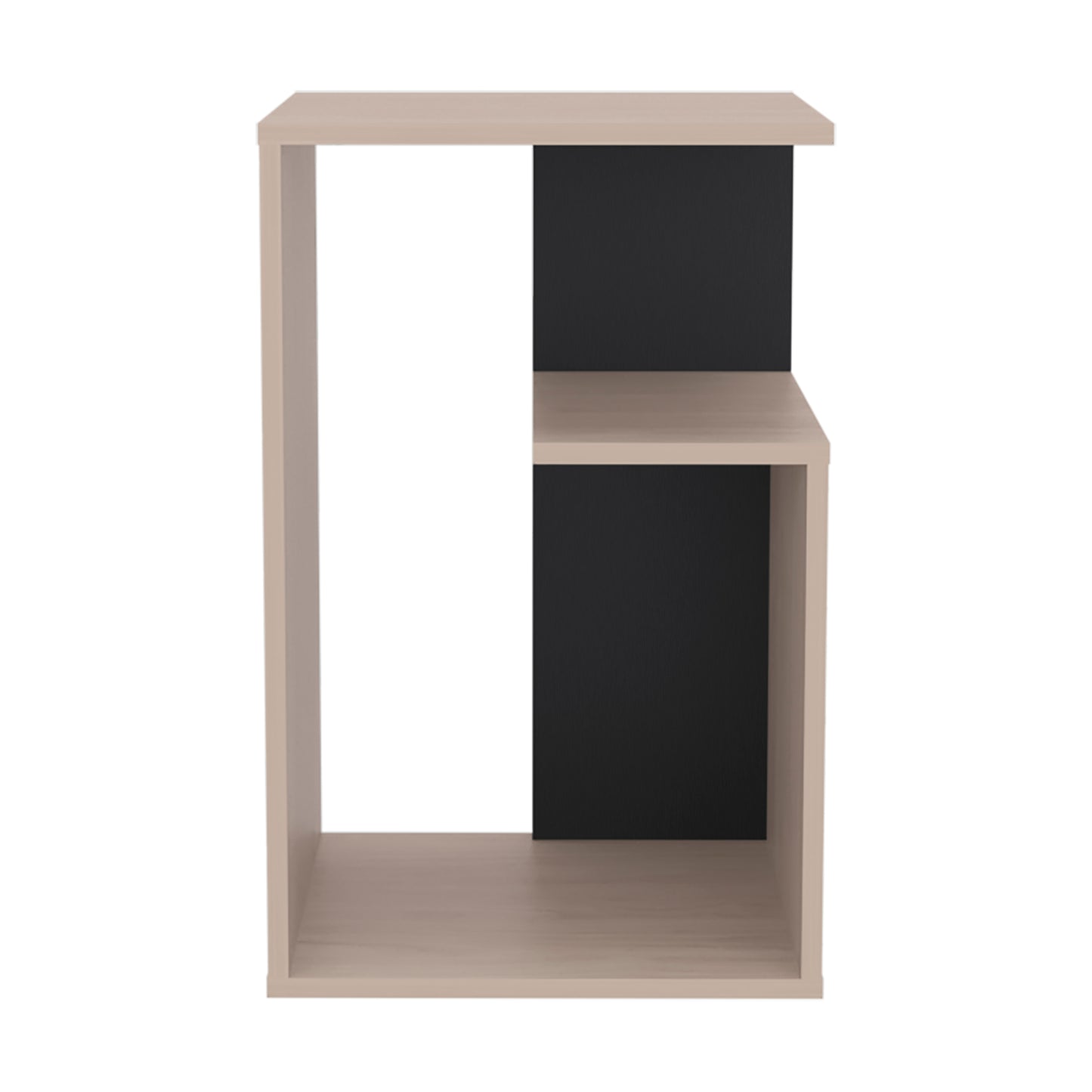 Everet 25" High 3-Tier Shelf Side Table