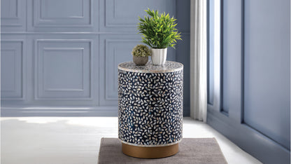 Luxe End Table Navy