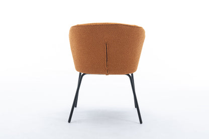 Retro Minimalist Modern Boucle Fabric Dining Chairs