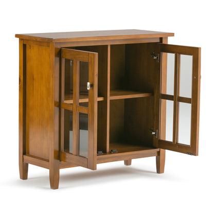 Warm Shaker - Low Storage Cabinet - Light Golden Brown