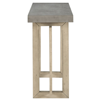 U_STYLE Contemporary Console Table with Wood Top, Extra Long Entryway Table for Entryway, Hallway, Living Room, Foyer, Corridor