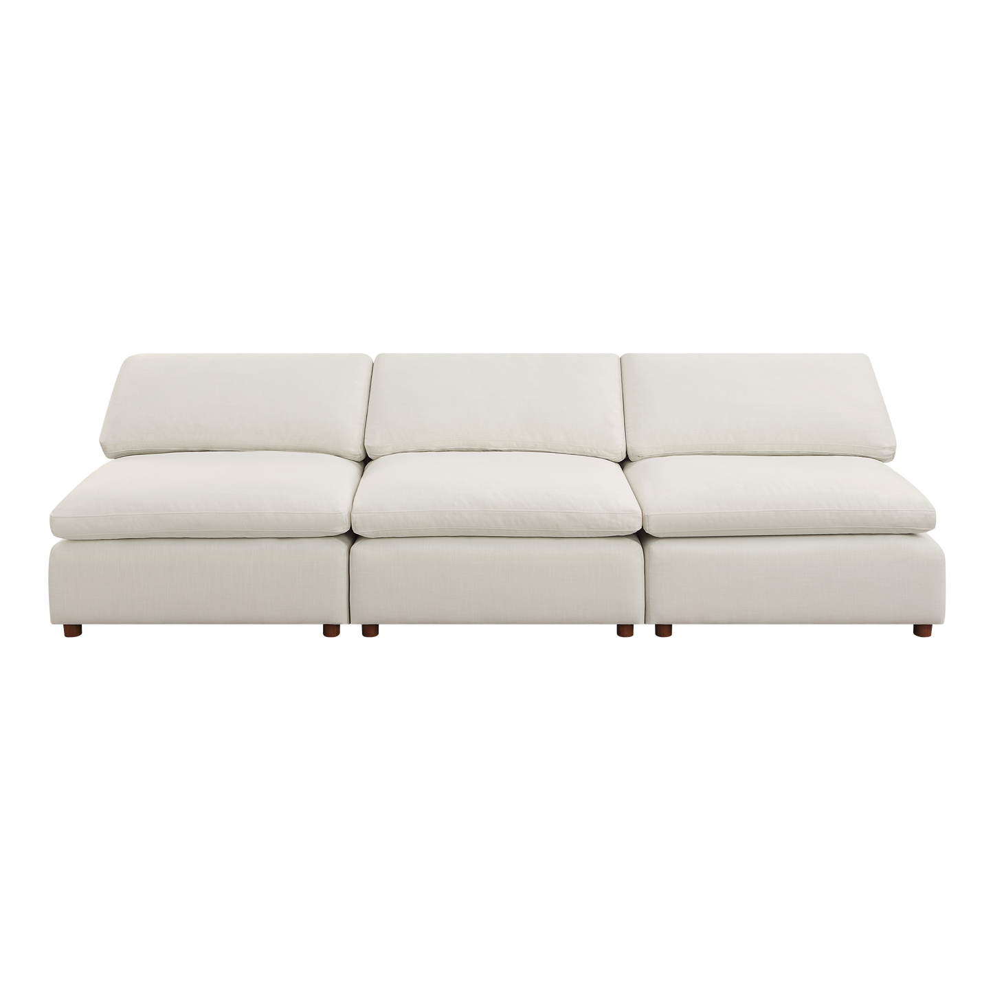 Modern Modular Sectional Sofa Set, Self-customization Design Sofa, White