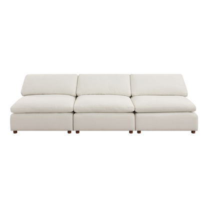 Modern Modular Sectional Sofa Set, Self-customization Design Sofa, White