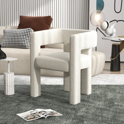 Modern Wide Upholstered Armchair