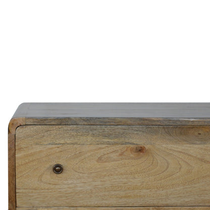 Curved Oak-ish Chest