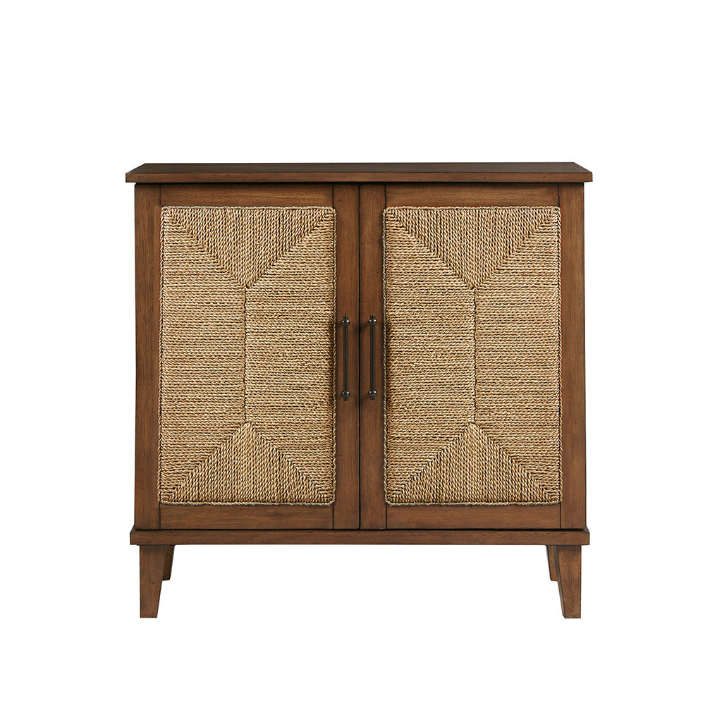 Handcrafted Seagrass 2-Door Accent chest