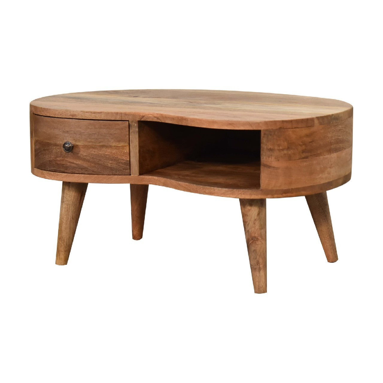 Artisan Furniture Mini Oak-ish Wave Coffee Table