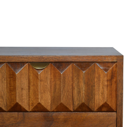 Chestnut Prism Bedside