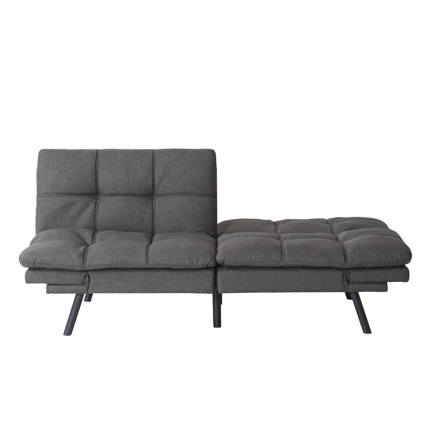 Convertible Memory Foam Futon Couch Bed, Modern Folding Sleeper Sofa-SF267FADGY