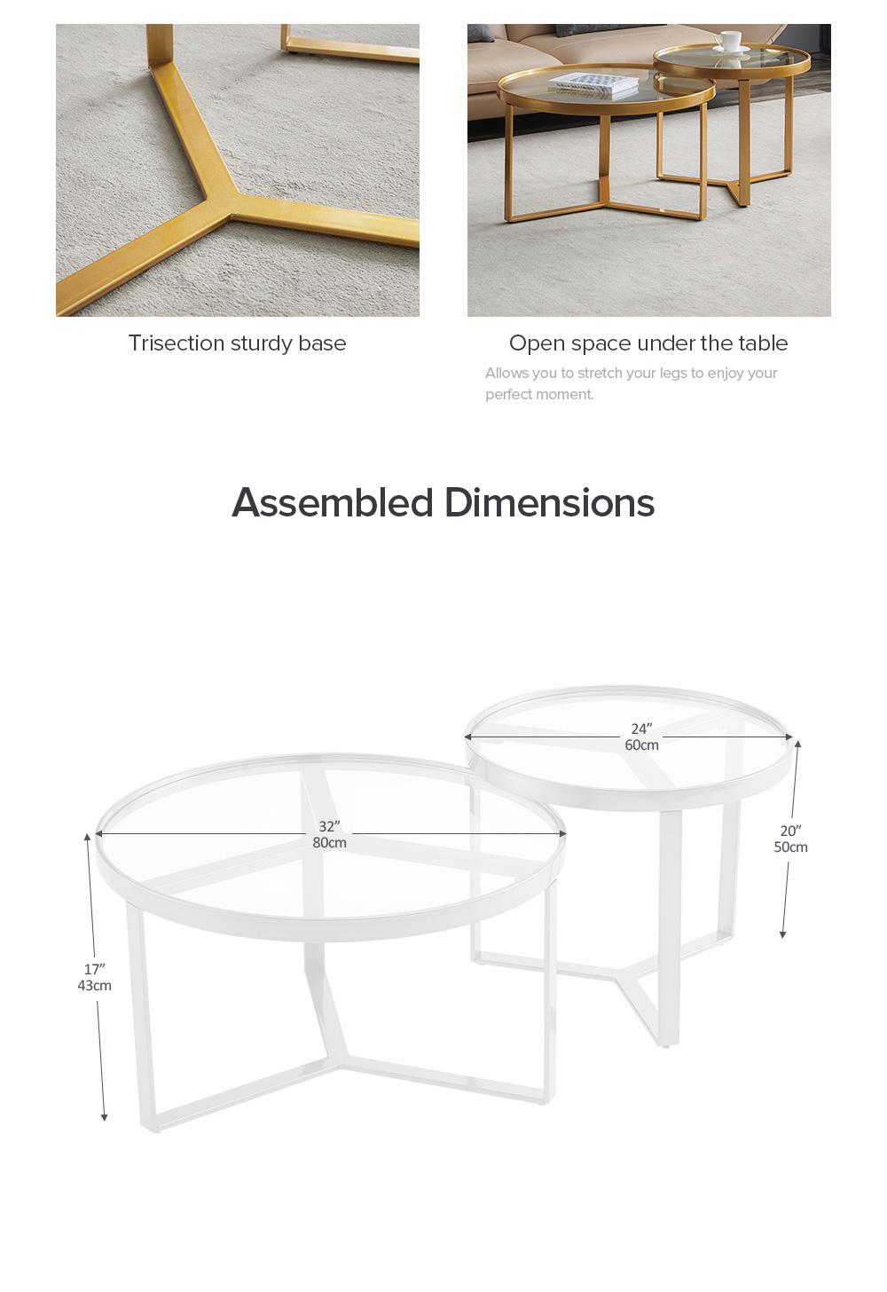 Glint Nesting Coffee Tables