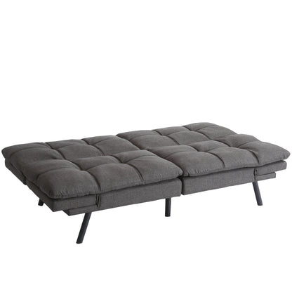 Convertible Memory Foam Futon Couch Bed, Modern Folding Sleeper Sofa-SF267FADGY