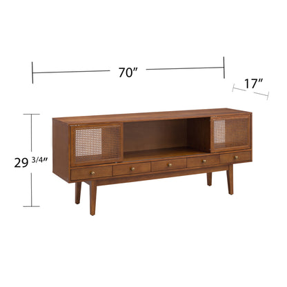 Simms Midcentury Modern Media Console